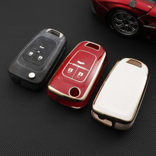 Load image into Gallery viewer, TPU Car Key Case Shell Cover Fob For Chevrolet 2020 2021 Cruze Aveo Trax Sail Malibu Captiva Opel Vauxhall Astra J Corsa Insignia