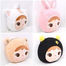 Load image into Gallery viewer, Metoo Jibao Doll Cross Bag Kids Cute Plush Rabbit Sling Bag Girls Fluffy Mini Bag Birthday Gifts Coins Bag