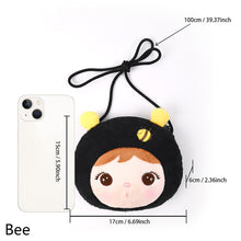 Load image into Gallery viewer, Metoo Jibao Doll Cross Bag Kids Cute Plush Rabbit Sling Bag Girls Fluffy Mini Bag Birthday Gifts Coins Bag