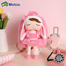 Load image into Gallery viewer, Metoo Angela Doll Backpack Kids Cute Plush Rabbit Shoulder Bag Girls Pink Fluffy School Bag Birthday Christmas Gifts Bag