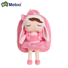 Load image into Gallery viewer, Metoo Angela Doll Backpack Kids Cute Plush Rabbit Shoulder Bag Girls Pink Fluffy School Bag Birthday Christmas Gifts Bag