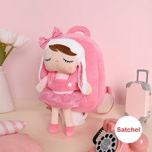 Load image into Gallery viewer, Metoo Angela Doll Backpack Kids Cute Plush Rabbit Shoulder Bag Girls Pink Fluffy School Bag Birthday Christmas Gifts Bag