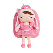 Load image into Gallery viewer, Metoo Angela Doll Backpack Kids Cute Plush Rabbit Shoulder Bag Girls Pink Fluffy School Bag Birthday Christmas Gifts Bag