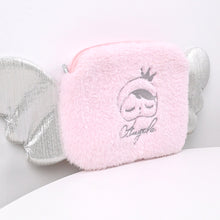 Load image into Gallery viewer, Metoo Angela Angel Wing Cross Bag Kids Cute Glittering Plush Sling Bag with Wings Girls Fluffy Mini Bag Birthday Gifts Coins Bag
