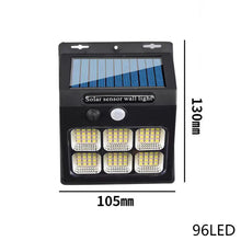 Load image into Gallery viewer, 112LED Upgrade Solar Wall Lights Outdoor Solar Lamp PIR Motion Sensor Solar Powered Sunlight Street Light for Garden Light