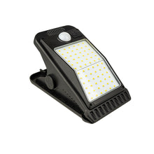 Load image into Gallery viewer, 72LED Clip-on Solar Light Outdoor No Drill Motion Sensor Solar Lamp IP65 Waterproof Camping Light for Fence Deck Wall Camping Tent Patio