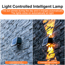 Load image into Gallery viewer, Super Bright Up Down Wall Solar LED Light Outdoor Wall Lamp Waterproof Spot Lights Garden Decoration Lamp Stairs Fence Corridor Sunlight Solar Lamp