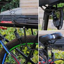 Load image into Gallery viewer, 4 Digit Password Combination Helmet Lock Chain Portable Bike Motorcycle Anti-theft Cable Lock Stitch Motor Part