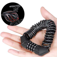 Load image into Gallery viewer, 4 Digit Password Combination Helmet Lock Chain Portable Bike Motorcycle Anti-theft Cable Lock Stitch Motor Part