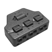 Load image into Gallery viewer, 1 In 3 Out Line Splitter Quick Connect Low Voltage Wire Splitter Distribution Block For Lighting Led Strip Connection Terminal