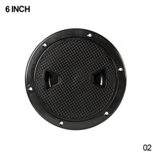 Load image into Gallery viewer, 4/6/8 inch Marine Boat Access Hatch Cover Twist Screw Out Deck Plate Round Inspection Hatch