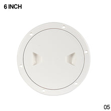 Load image into Gallery viewer, 4/6/8 inch Marine Boat Access Hatch Cover Twist Screw Out Deck Plate Round Inspection Hatch