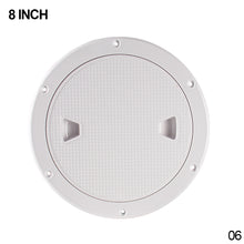 Load image into Gallery viewer, 4/6/8 inch Marine Boat Access Hatch Cover Twist Screw Out Deck Plate Round Inspection Hatch