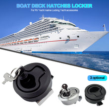 Load image into Gallery viewer, 2" Boat Deck Hatches Locker Flush Pull Slam Latch Mount Latch Lift for RV Yacht marine Locking Yacht accessories