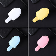 Load image into Gallery viewer, Car Sun Visor Glasses Holder Frame Auto Fastener PU leather Clip Glasses Ticket Document Holder Accessories Automobiles Parts