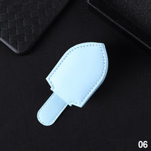 Load image into Gallery viewer, Car Sun Visor Glasses Holder Frame Auto Fastener PU leather Clip Glasses Ticket Document Holder Accessories Automobiles Parts