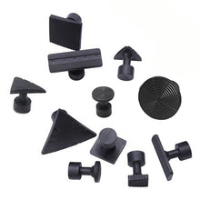 Load image into Gallery viewer, 12Pcs Car Body Tool Glue Tabs Paintless Dent Repair Tools Puller Tabs Fungus Suction Cup DIY Suckers Auto Repair