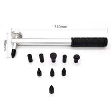 Load image into Gallery viewer, Car Tap Down Pen Knock Down Tools Nail Hammer With 5 Head Paintless Dent Repair Dent Removal Tools Kit
