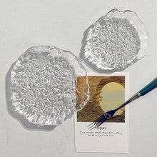 Load image into Gallery viewer, Ins Glacier Glass Plate Small Dish Jewelry Storage Tray Photography Decoration Photo Props Snacks Dessert Storage Tray