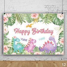 Load image into Gallery viewer, Jungle Safari Baby Birthday Forest Baby newborn Cartoon Portrait Photos Props Fona Photo Session Photo Studio