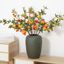 Load image into Gallery viewer, Artificial Floral Branch Pomegranate 5/6 Fruits Fake Flowers Artificial Plant Decorative Flowers Home Decor Wedding Decoration Photo Props