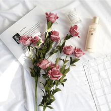 Load image into Gallery viewer, Artificial Flower Silk Rose Fake Flowers Artificial Plant Decorative Flowers Home Decor Wedding Decoration Photo Props