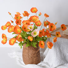 Load image into Gallery viewer, Artificial Flowers Poppies Fake Flowers Artificial Plant Decorative Flowers Home Decor Wedding Decoration