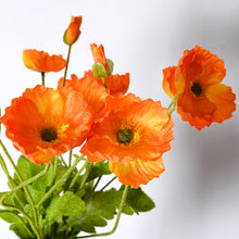 Load image into Gallery viewer, Artificial Flowers Poppies Fake Flowers Artificial Plant Decorative Flowers Home Decor Wedding Decoration
