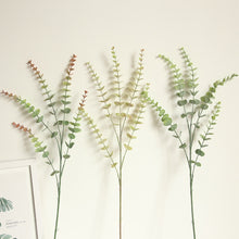 Load image into Gallery viewer, 1Pc Artificial Green Leaves Plants DIY Bridal Bouquet Fake Flowers For Home Garden Party Wedding Flower Decorations