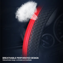 Load image into Gallery viewer, D Shape Car Steering Wheel Cover Non-slip Volant Braid Steering Wheel Funda Volante Auto