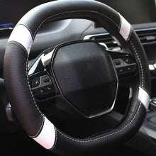 Load image into Gallery viewer, 34cm Car Steering Wheel Cover Leather Non-slip Steering Wheel Cover For Peugeot 3008 4008 5008 for Four Seasons