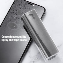 Load image into Gallery viewer, Mobile Phone Screen Cleaner Spray 2 In 1 Portable Tablet PC Screen Wiper Microfiber Cloth Set Cleaning Artifact