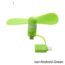 Load image into Gallery viewer, Portable Phone Fan 2 in 1 Type-C Small Mini Fan for Mobile Phone