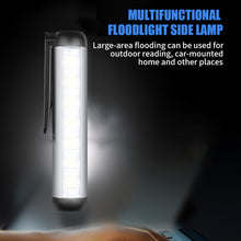Load image into Gallery viewer, Mini LED Flashlight XPE + COB Lamp Beads Ultra Bright Torch With Clip Magnet Work Light Waterproof USB Rechargeable Flashlight