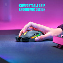 Load image into Gallery viewer, CW905 Cute Pink Wireless Gaming Mouse RGB Marquee Rechargeable Desktop Computer Notebook Mouse