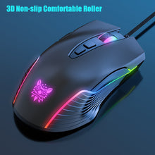 Load image into Gallery viewer, CW905 Pink Wired Gaming Mouse 7 Programmable Buttons 6 Levels Adjustable DPI 7 RGB Lighting Modes Ergonomic Mice for PC