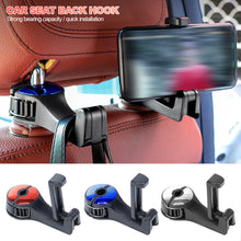 Load image into Gallery viewer, Car Back Seat Hook Hanging Storage Mobile Phone Holder Lazy Bracket Rear Seat Phone Headrest Bracket