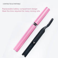 Load image into Gallery viewer, Electric Eyelash Curler Portable Constant Temperature Electric Heated Eyelash Curler Lasting Shaping Eyelash Tool