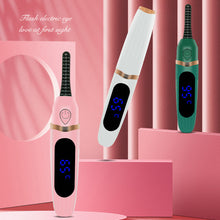 Load image into Gallery viewer, Digital Display Electric Eyelash Curler Portable USB Charging Heated Eyelash Curler Three-speed Temperature Control Eyelash Curler