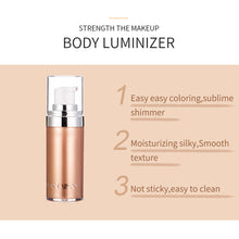 Load image into Gallery viewer, Shimmer Body Cream Body Highlighter Brightening Moisturizing Smooth Shimmer Cream Body Facial Makeup Cosmetics