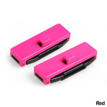 Load image into Gallery viewer, 2Pcs Car Safety Belt Clips Auto Seat Belt Buckle Car Styling Safety Stopper Belt Clips Adjusting Clip Tension