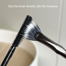 Load image into Gallery viewer, Fan-shaped Eyelash Brush Soft Bristle Angle Bend Eyelash Brush Makeup Brush Mascara Application Tool Beauty Tool