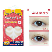 Load image into Gallery viewer, 520pcs Lace Crescent Self-adhesive Double Eyelid Stickers Natural Invisible Long-lasting Eyelid Stickers Makeup Tools