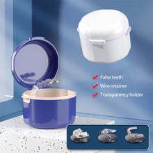 Load image into Gallery viewer, Magnetic Dental Braces Storage Box Orthodontic Denture Retainer Container Oral Partial Teeth Brace Mouthguard Case