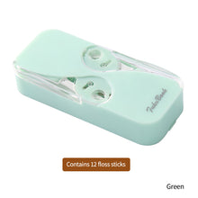 Load image into Gallery viewer, Portable Floss Dispenser Automatic Dental Floss Storage Box Reusable Floss Toothpicks Container Teeth Flosser Holder Tools