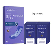 Load image into Gallery viewer, 14pairs 3D Gel Teeth Whitening Strips White Tooth Dental Kit Oral Hygiene Care Sticker False Teeth Veneers Dentist Whiten Gel