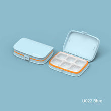 Load image into Gallery viewer, 4/6 Grid Waterproof Sealed Portable Medicine Box Transparent Medicine Multi-functional Subpackage Medicine Box Storage Box