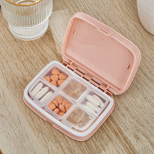 Load image into Gallery viewer, 4/6 Grid Waterproof Sealed Portable Medicine Box Transparent Medicine Multi-functional Subpackage Medicine Box Storage Box