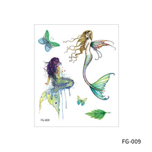 Load image into Gallery viewer, Cartoon Butterfly Temporary Wings Waterproof Tattoo Sticker for Fashion Women Girls Body Finger Art Flowers Tattoo Sticker