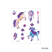 Load image into Gallery viewer, Cartoon Butterfly Temporary Wings Waterproof Tattoo Sticker for Fashion Women Girls Body Finger Art Flowers Tattoo Sticker